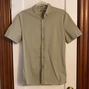 ASOS small button up grey shirt.